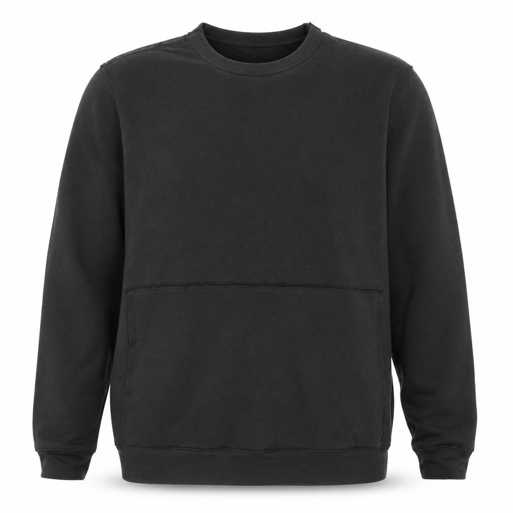Mens UK Size XL Bella + Canvas Black Pullover Sweatshirt