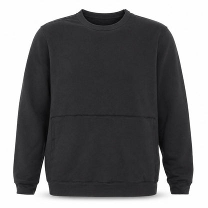 Mens UK Size XL Bella + Canvas Black Pullover Sweatshirt