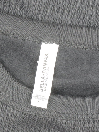 Mens UK Size XL Bella + Canvas Black Pullover Sweatshirt