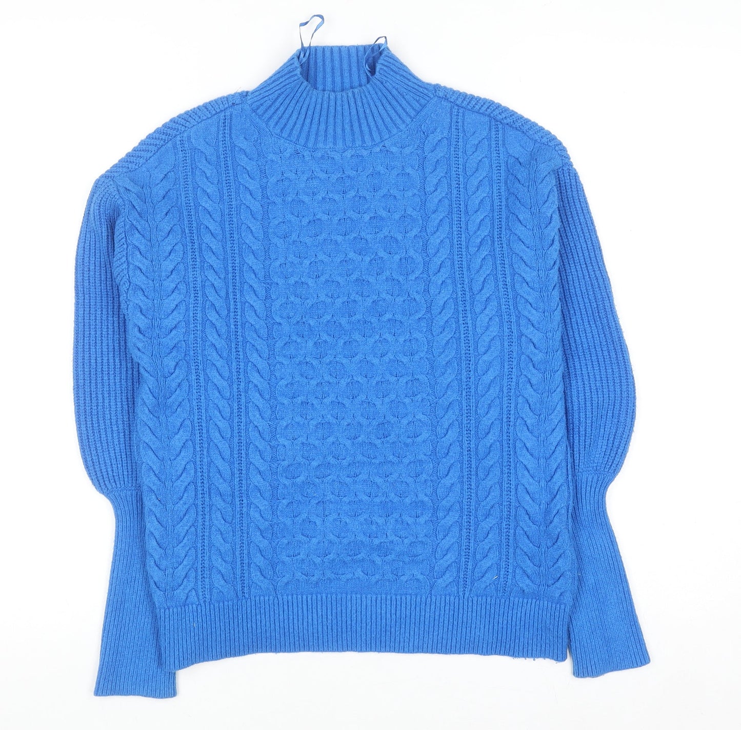 Womens UK Size S Marks and Spencer Blue Pullover Jumper
