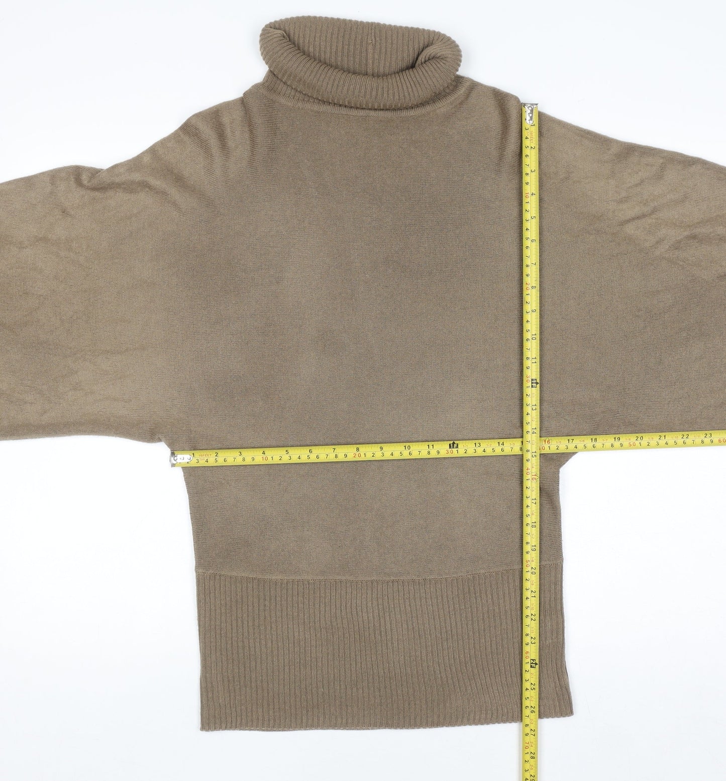 Womens UK Size S BCBGMAXAZRIA Beige Pullover Jumper