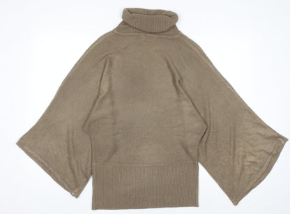 Womens UK Size S BCBGMAXAZRIA Beige Pullover Jumper