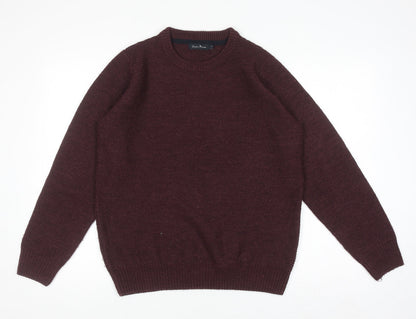 Mens UK Size S James Pringle Brown Pullover Jumper