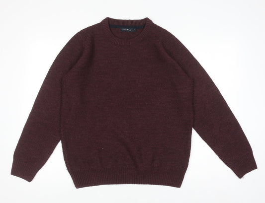 Mens UK Size S James Pringle Brown Pullover Jumper