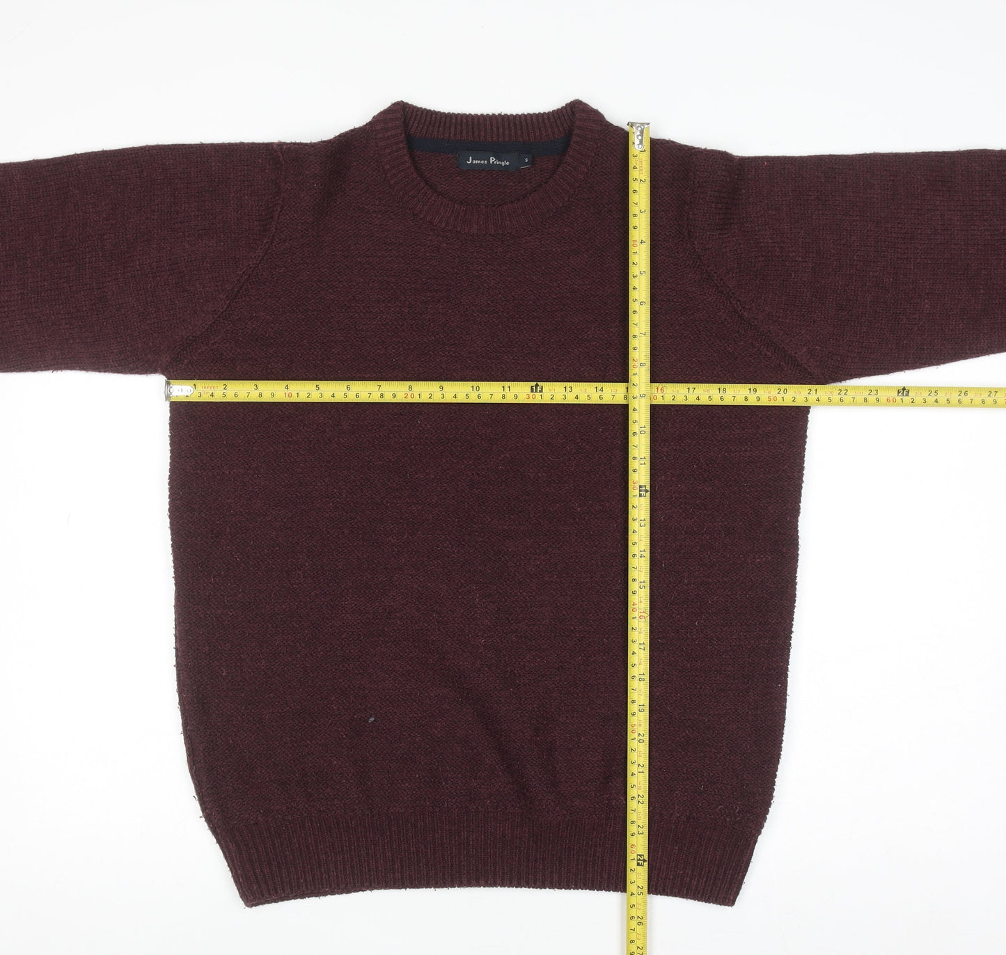 Mens UK Size S James Pringle Brown Pullover Jumper