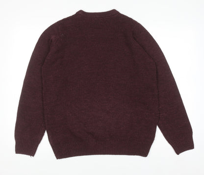 Mens UK Size S James Pringle Brown Pullover Jumper