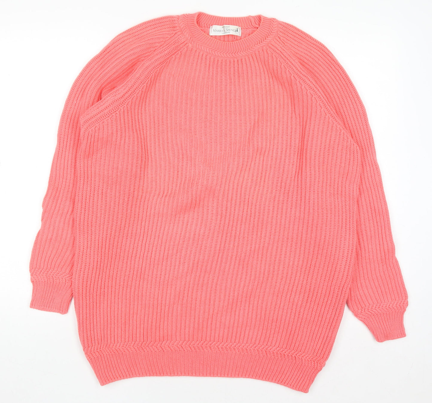 Womens UK Size 10 Marks and Spencer Pink Pullover Jumper