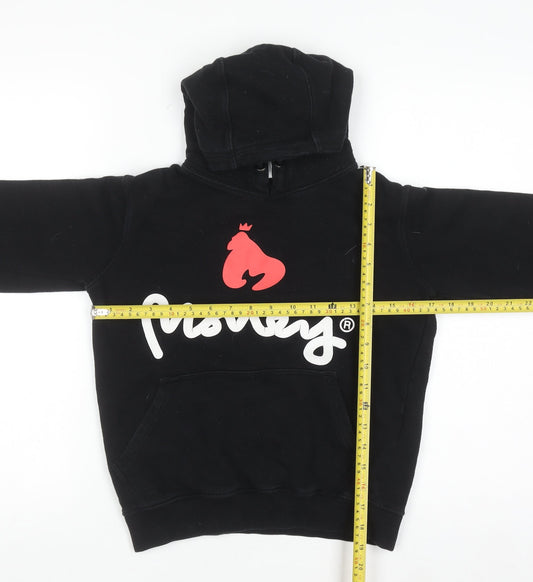 Boys UK Size 12-13 Years Money Black Pullover Hoodie