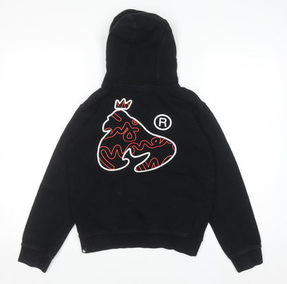 Boys UK Size 12-13 Years Money Black Pullover Hoodie