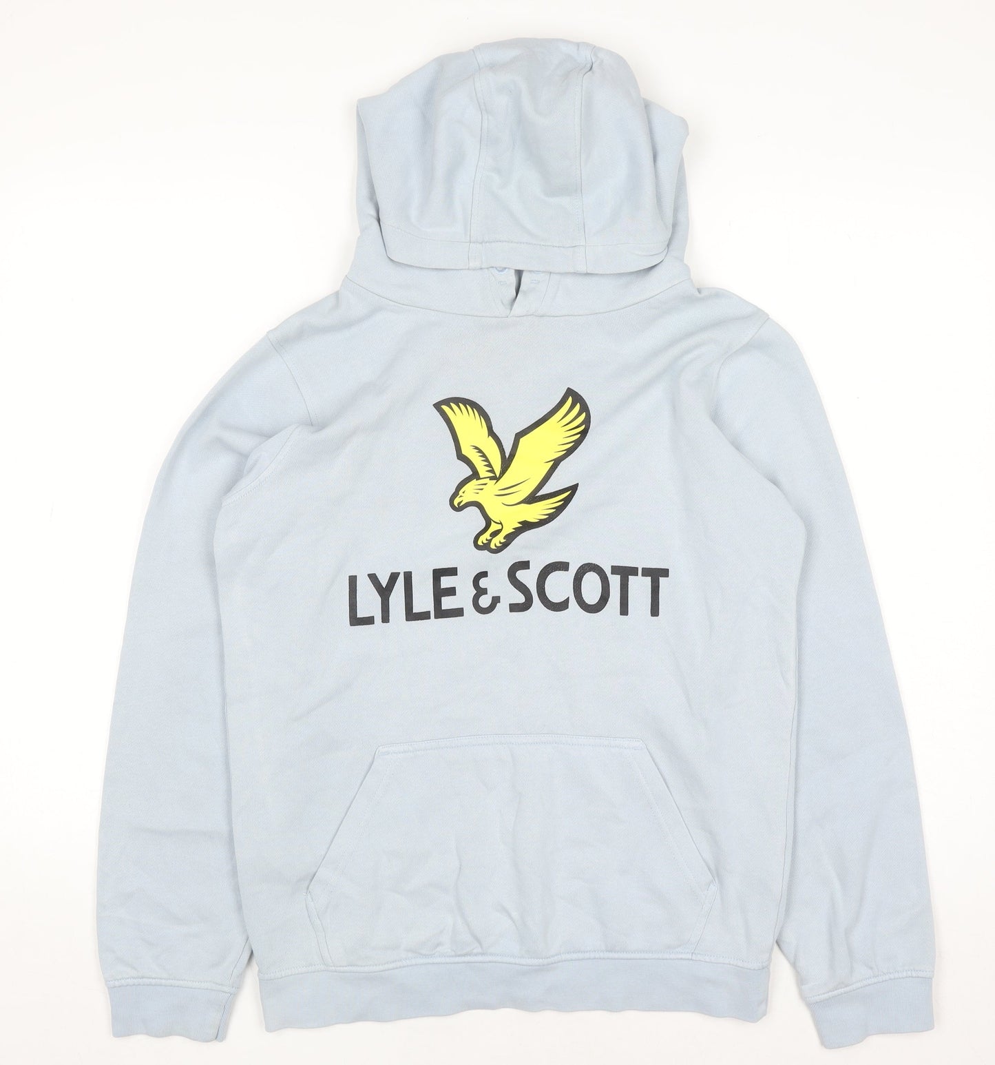 Boys UK Size 14-15 Years Lyle & Scott Blue Pullover Hoodie