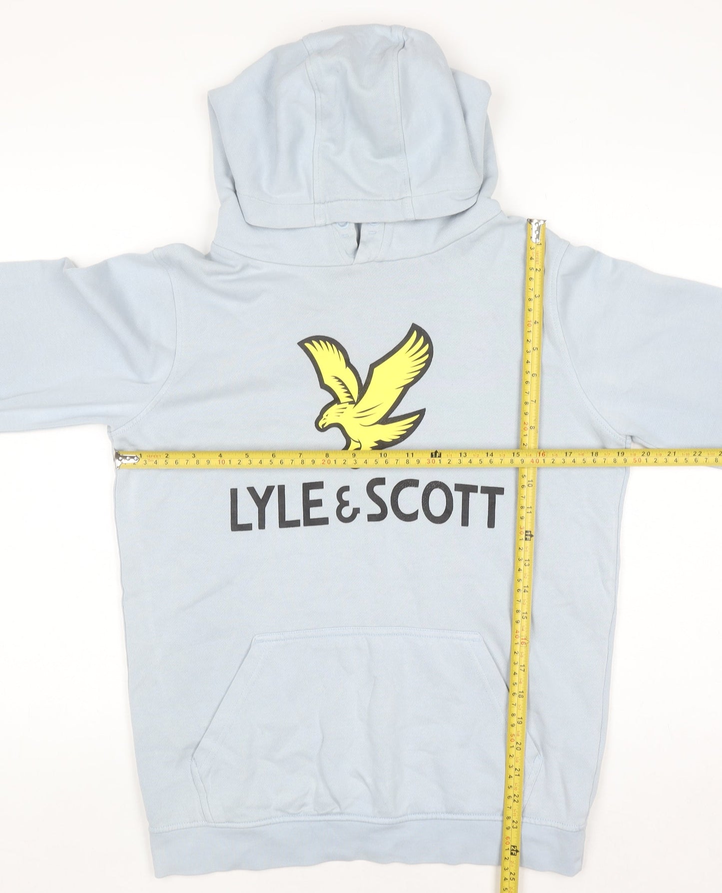 Boys UK Size 14-15 Years Lyle & Scott Blue Pullover Hoodie