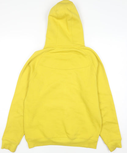 Womens UK Size S ALPHALETE Yellow Pullover Hoodie