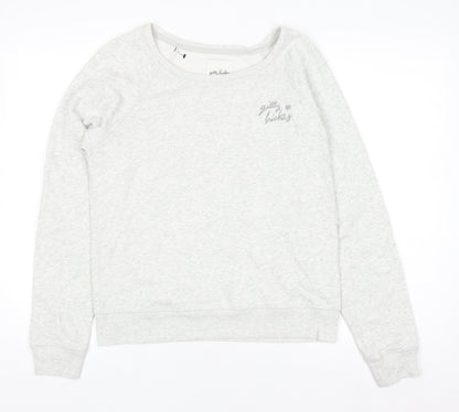 Womens UK Size S Gilly Hicks by Hollister Grey Pullover Sweatshirt