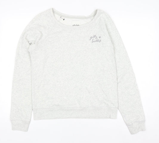 Womens UK Size S Gilly Hicks by Hollister Grey Pullover Sweatshirt