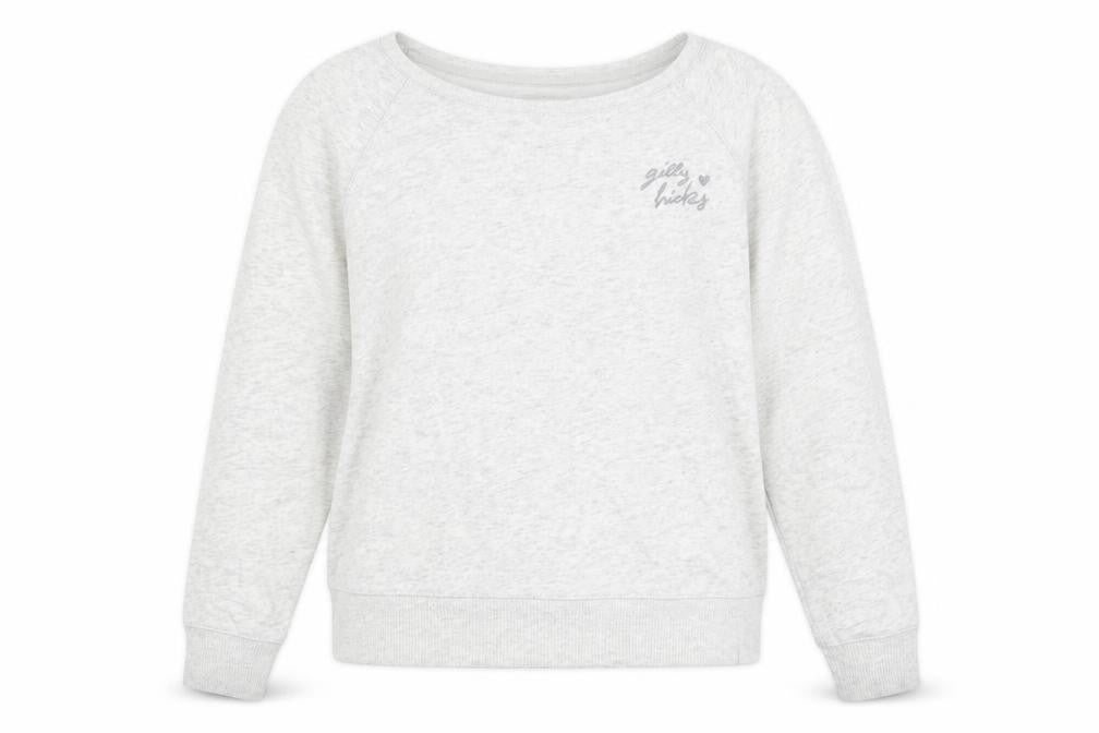 Womens UK Size S Gilly Hicks by Hollister Grey Pullover Sweatshirt