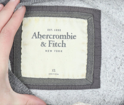 Womens UK Size XS Abercrombie & Fitch Grey Pullover Sweatshirt