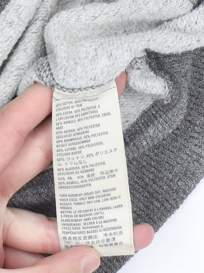 Womens UK Size XS Abercrombie & Fitch Grey Pullover Sweatshirt