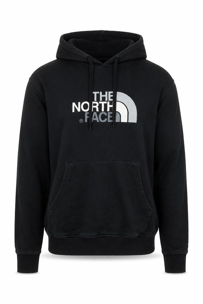 Mens UK Size M The North Face Black Pullover Hoodie