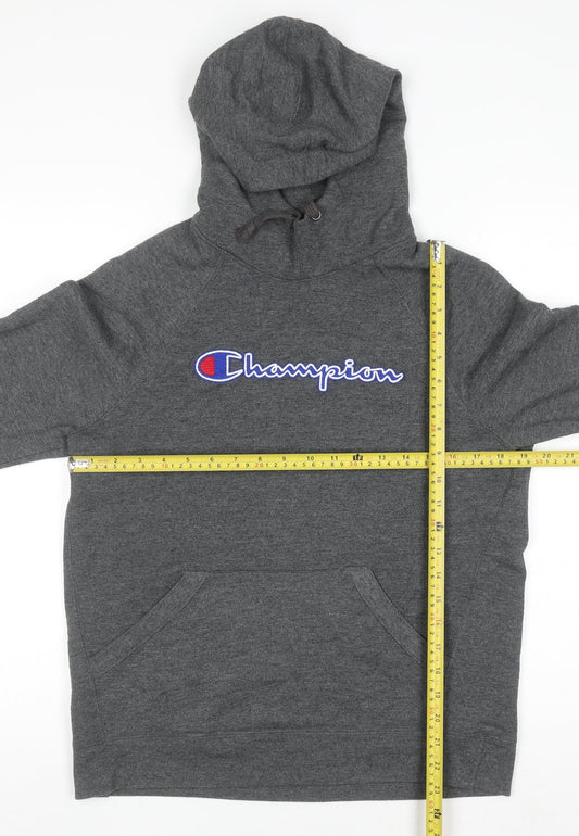Mens UK Size S Champion Grey Pullover Hoodie