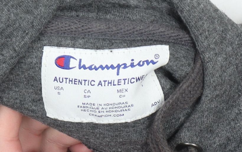 Mens UK Size S Champion Grey Pullover Hoodie