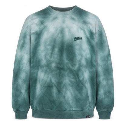 Mens UK Size S Pull & Bear Green Pullover Sweatshirt