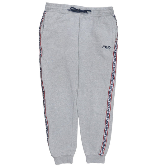 Mens UK Size M FILA Regular Fit Jogger Grey Trousers
