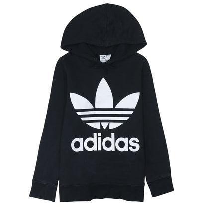 Womens UK Size 16 adidas Black Pullover Hoodie