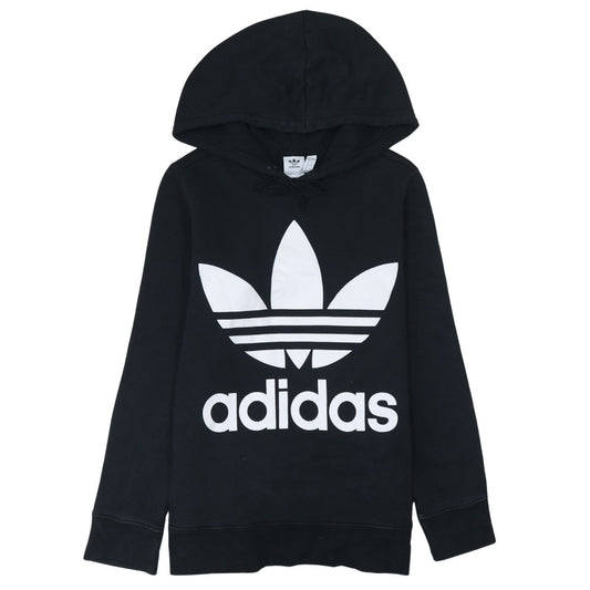 Womens UK Size 16 adidas Black Pullover Hoodie