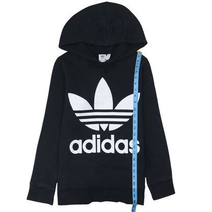 Womens UK Size 16 adidas Black Pullover Hoodie