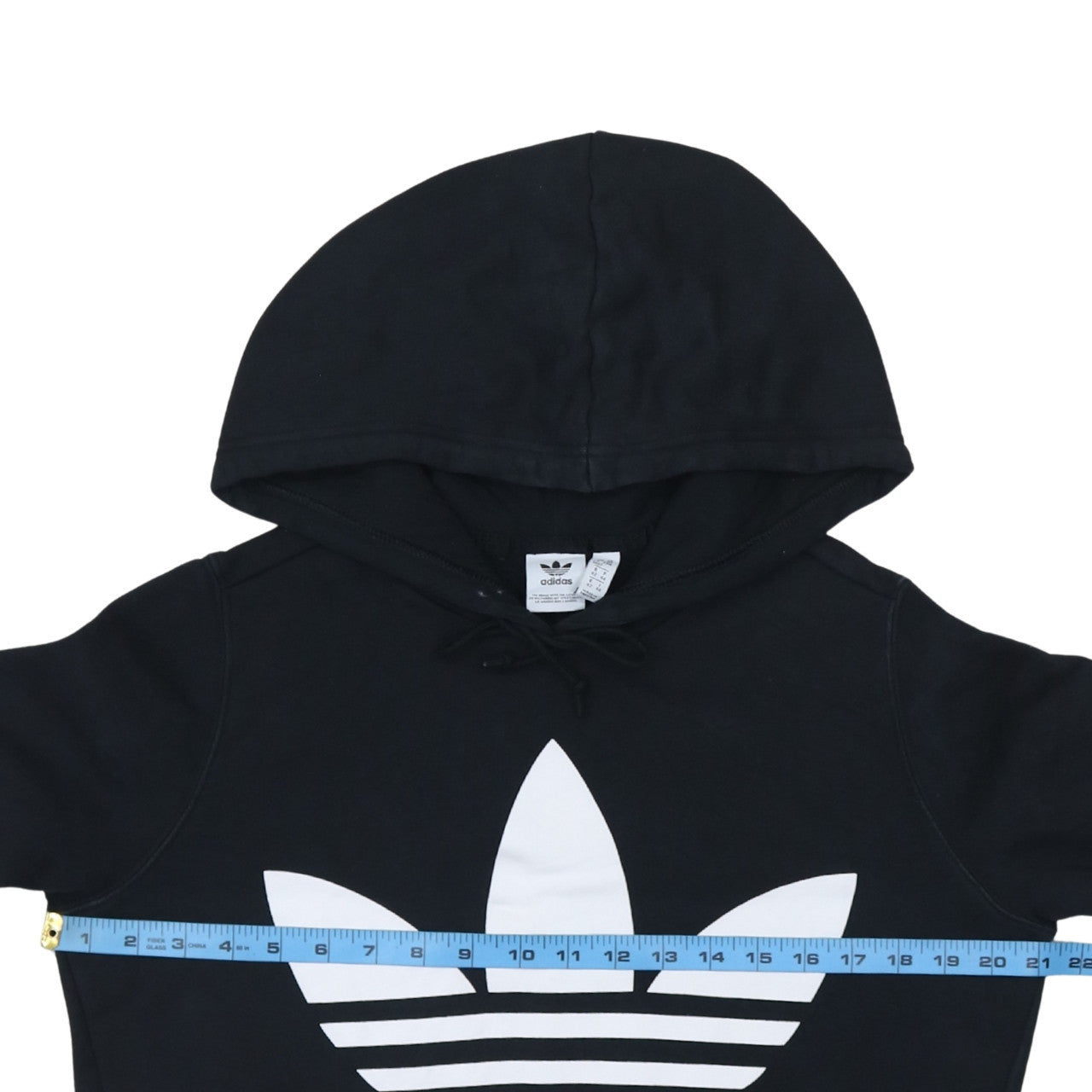 Womens UK Size 16 adidas Black Pullover Hoodie