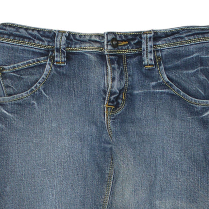 Womens UK Size 29 Lee Regular Fit Straight Blue Jeans