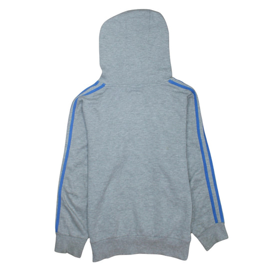 Boys UK Size L adidas Grey Pullover Hoodie