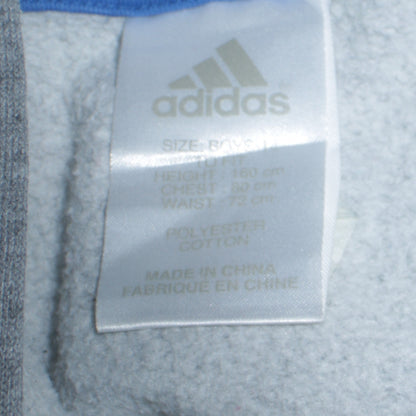 Boys UK Size L adidas Grey Pullover Hoodie