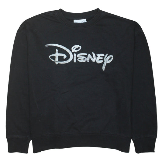 Womens UK Size 10 Disney Black Pullover Sweatshirt