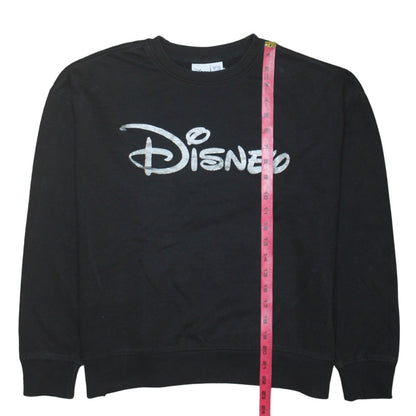 Womens UK Size 10 Disney Black Pullover Sweatshirt