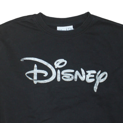 Womens UK Size 10 Disney Black Pullover Sweatshirt