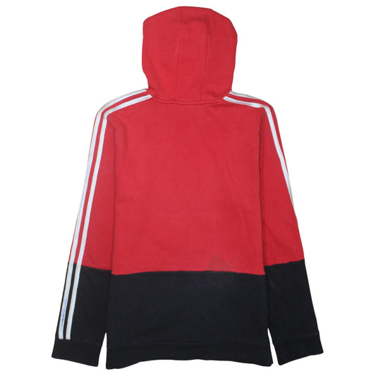 Womens UK Size 18/20 adidas Red Pullover Hoodie
