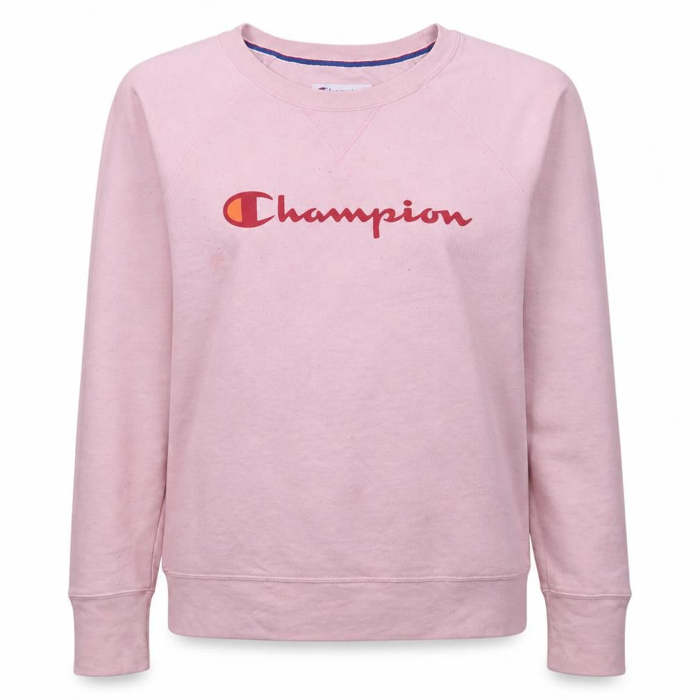Womens UK Size S Champion Pink Pullover Sweatshirt