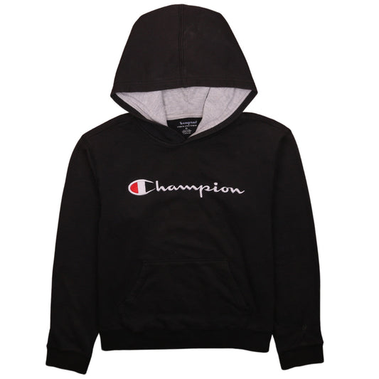 Womens UK Size XL Champion Black Pullover Hoodie