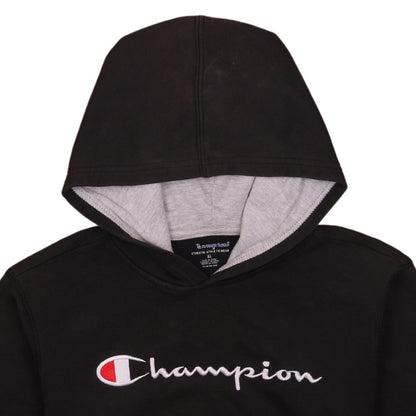 Womens UK Size XL Champion Black Pullover Hoodie