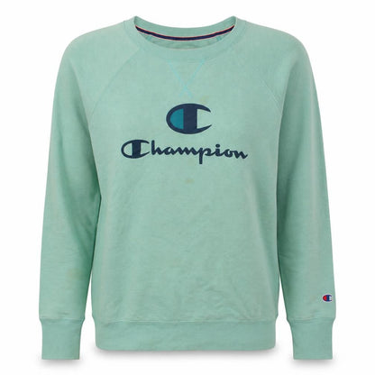Womens UK Size L Champion Green Pullover Sweatshirt