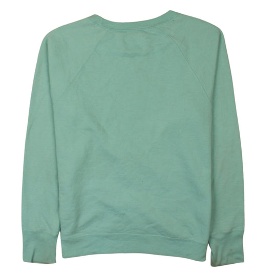 Womens UK Size L Champion Green Pullover Sweatshirt