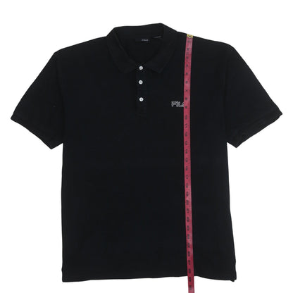 Mens UK Size L FILA 100% Cotton Polo Shirt