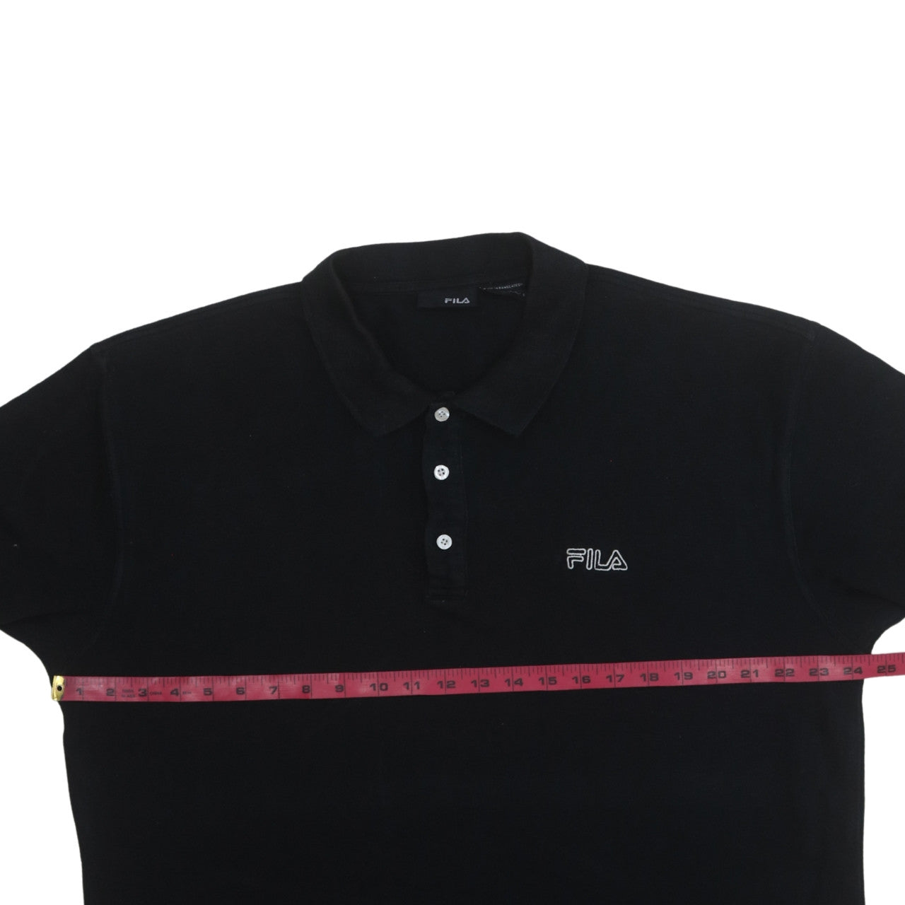 Mens UK Size L FILA 100% Cotton Polo Shirt