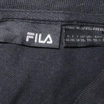 Mens UK Size L FILA 100% Cotton Polo Shirt