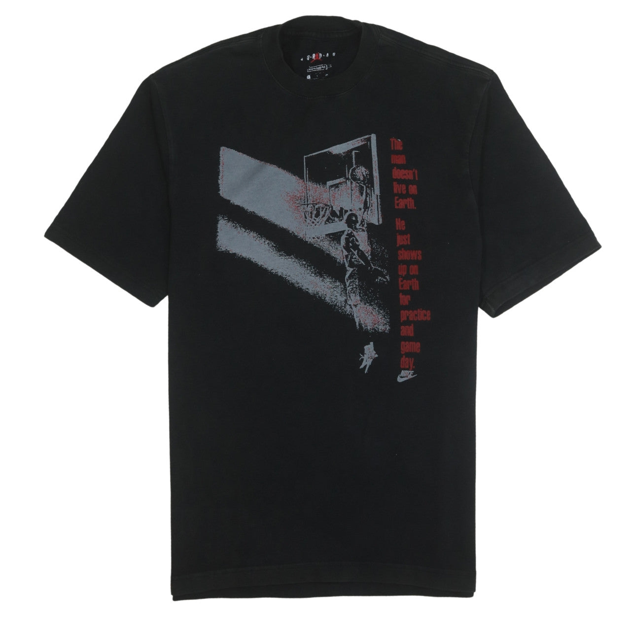 Mens UK Size S Jordan Black  T-Shirt