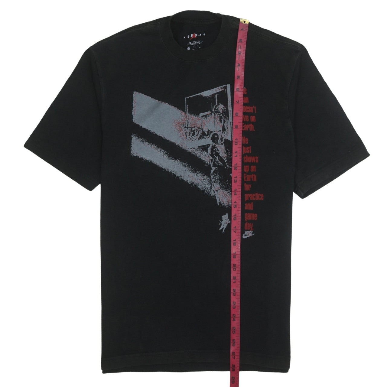 Mens UK Size S Jordan Black  T-Shirt