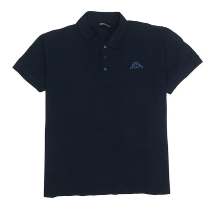 Kappa Men's Blue 2XL Cotton Polo Shirt Short Sleeve Casual