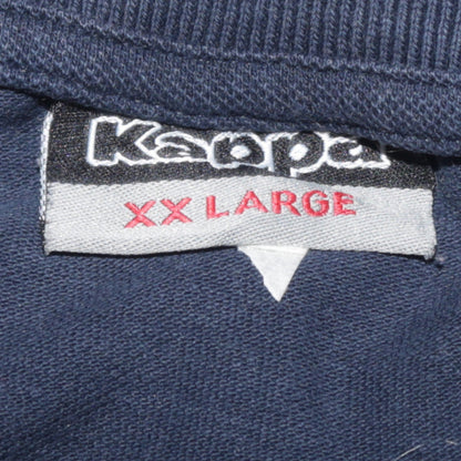 Kappa Men's Blue 2XL Cotton Polo Shirt Short Sleeve Casual