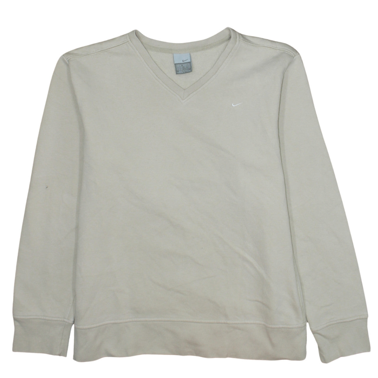 Mens UK Size XL Nike Beige Pullover Sweatshirt